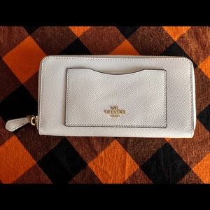 Coach Leather Accordion Wallet